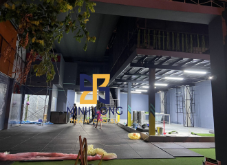 Cung cấp - Thi công Thảm cao su EPDM, Gạch cao su EPDM 25mm, Cỏ CCGrass  LH 0898080320