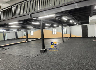 Thi công thảm cao su EPDM, gạch cao su EPDM – AT Fitness Liên hệ: 0898 080 320