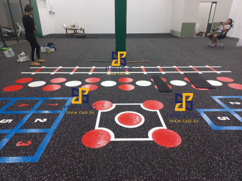 Thi công Thảm EPDM - Gạch cao su - Vẽ thiết kế Liên hệ 0898 080 320