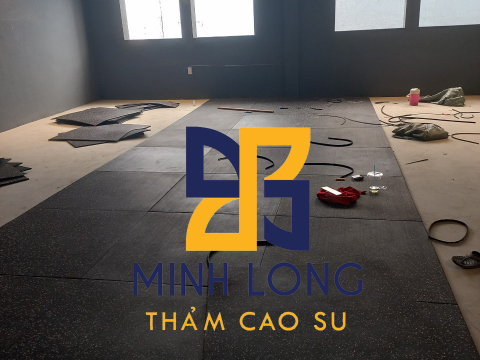 Cung cấp thi công Gạch cao su EPDM dày 25mm, Cỏ Golf CCGrass - LH:0898080320