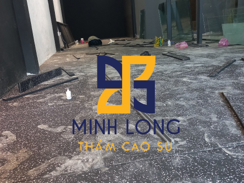 Cung cấp thi công Gạch cao su EPDM dày 25mm, Cỏ Golf CCGrass - LH:0898080320