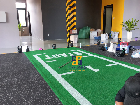 Cung cấp - thi công Thảm - Gạch cao su EPDM – GS Fitness Liên hệ: 0898 080 320