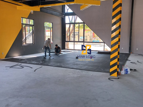Cung cấp - thi công Thảm - Gạch cao su EPDM – GS Fitness Liên hệ: 0898 080 320