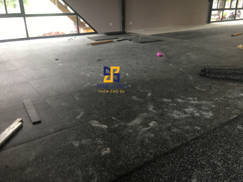 Cung cấp - thi công Thảm - Gạch cao su EPDM – GS Fitness Liên hệ: 0898 080 320
