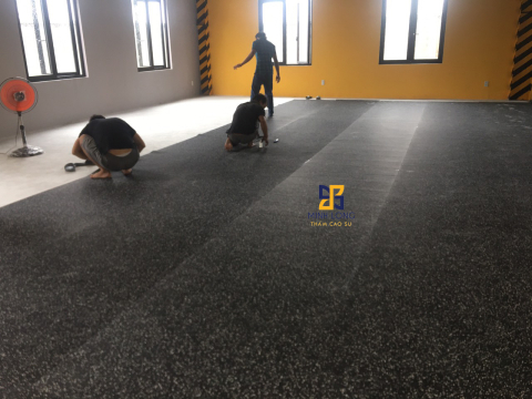 Cung cấp - thi công Thảm - Gạch cao su EPDM – GS Fitness Liên hệ: 0898 080 320