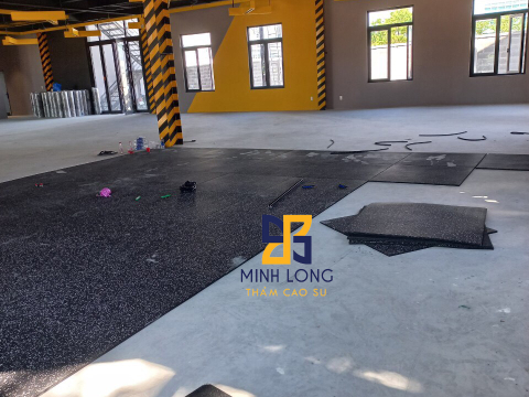 Cung cấp - thi công Thảm - Gạch cao su EPDM – GS Fitness Liên hệ: 0898 080 320