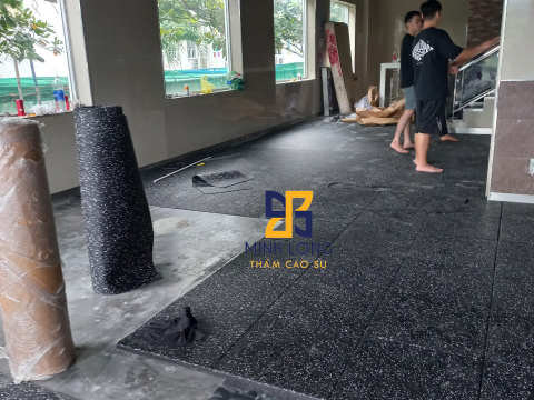 Thi công Thảm  EPDM - Gạch cao su EPDM Liên hệ 0898 080 320