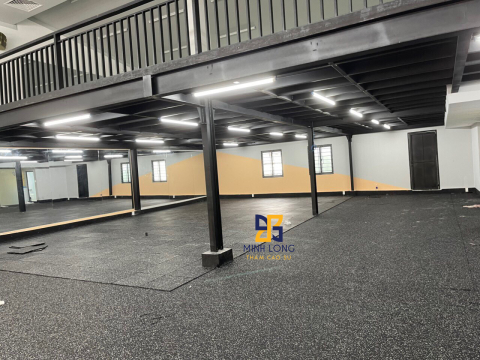 Thi công thảm cao su EPDM, gạch cao su EPDM – AT Fitness Liên hệ: 0898 080 320
