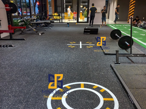 Cung cấp - thi công Thảm - Gạch cao su EPDM – GS Fitness Liên hệ: 0898 080 320