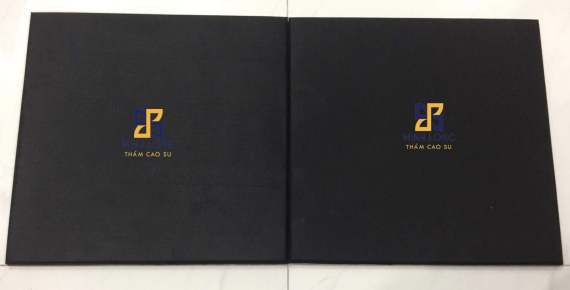 GẠCH CAO SU MÀU ĐEN MỊN