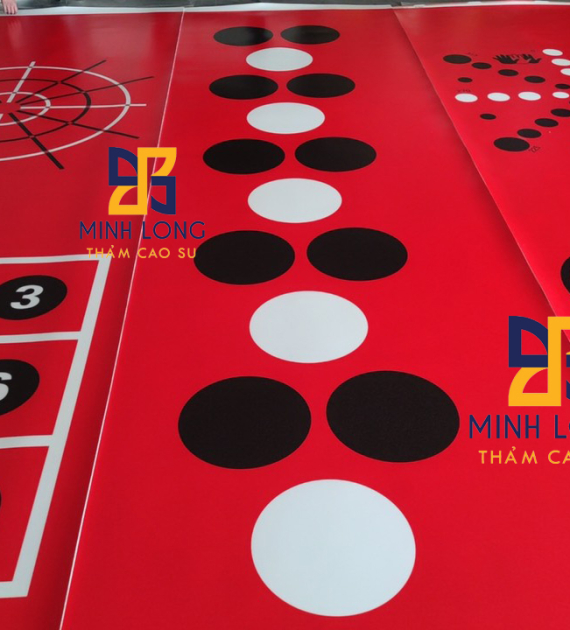 Thảm PVC màu xanh